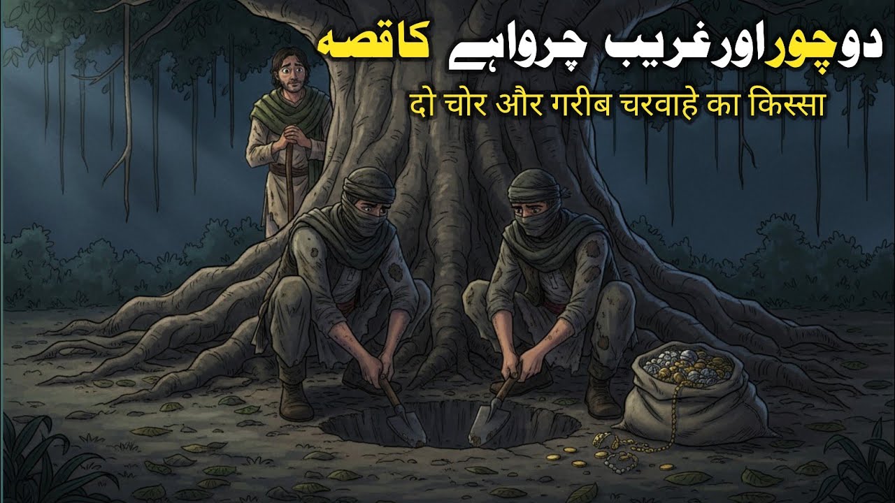 Do Chor Aur Ghareeb Charwaha Ka Qissa | Moral Stories in Urdu & Hindi | Sabaq amoz kahani