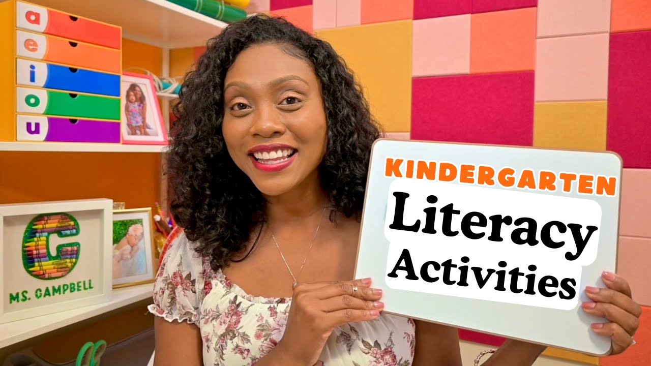 Literacy Activities for Kindergarteners and Best Reading Centers, Back To School Activities 