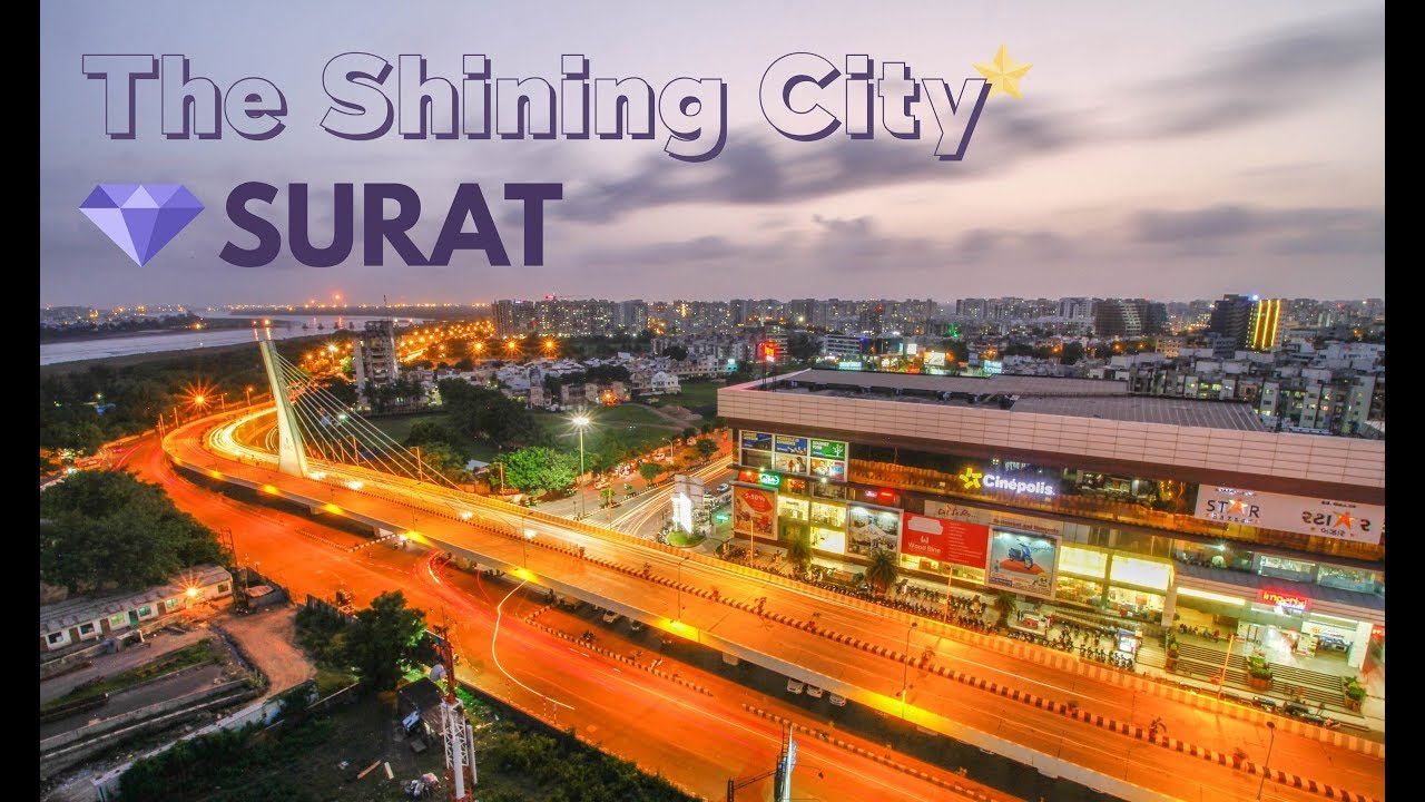 Visit to Surat - The shining city (City skyline) by (www.ezct.in)
