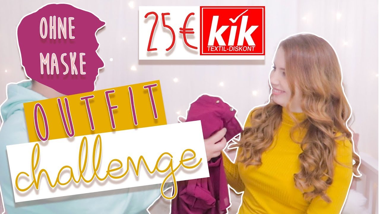 25&euro; OUTFIT von KIK | CHALLENGE mit meinem FREUND || Foxy Draws