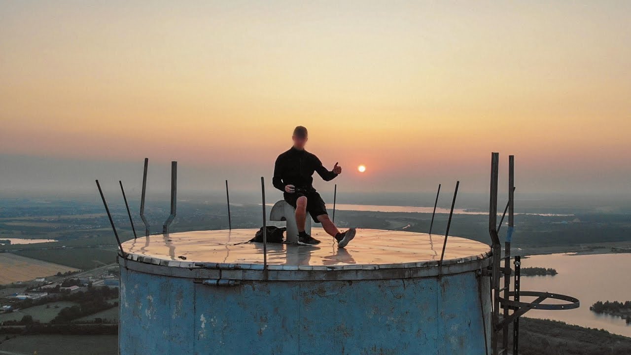 Climbing BIG Chimmey For Sunrise | 205m