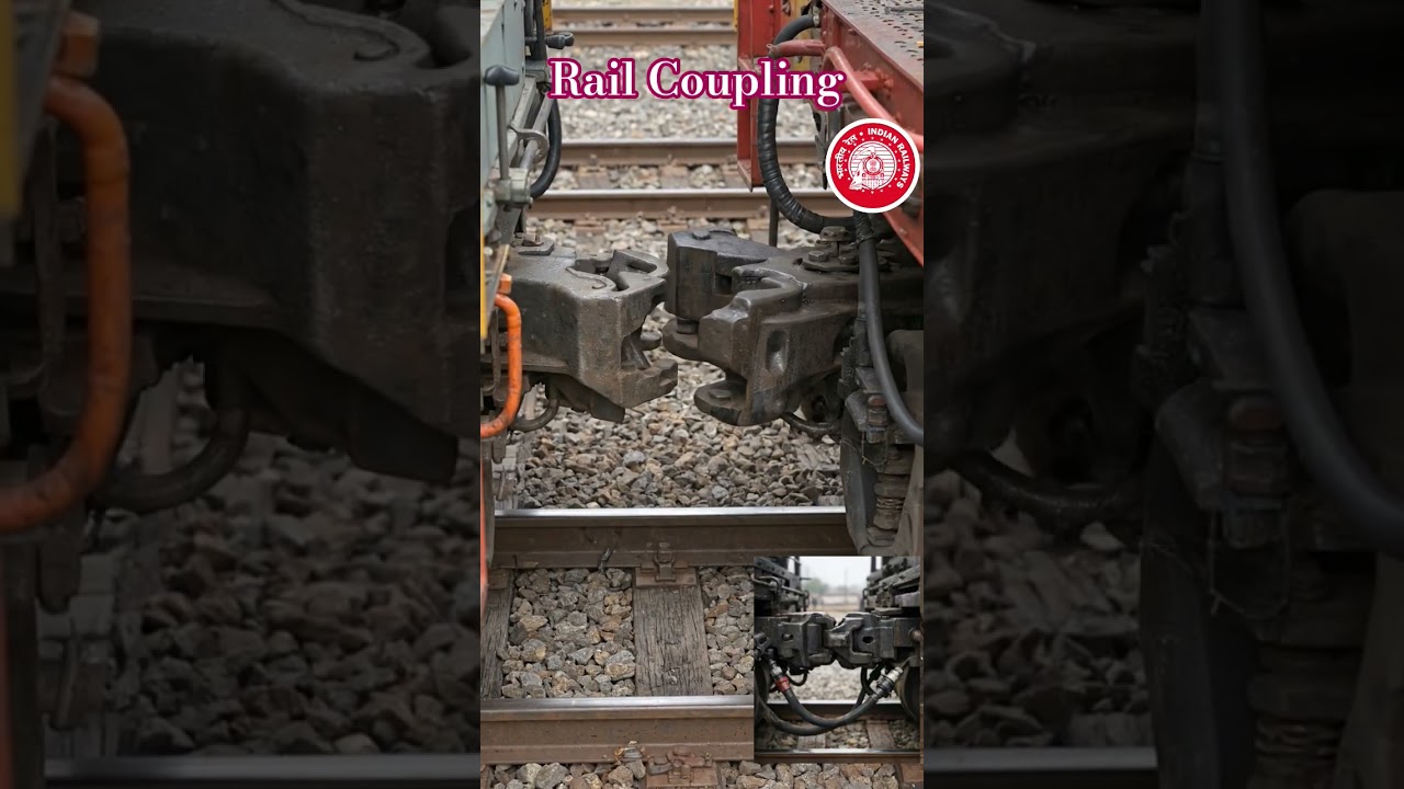 Railway Coupling : Engine or bogie apas me kaise connect rahta hai ? Railway Coupling group d work