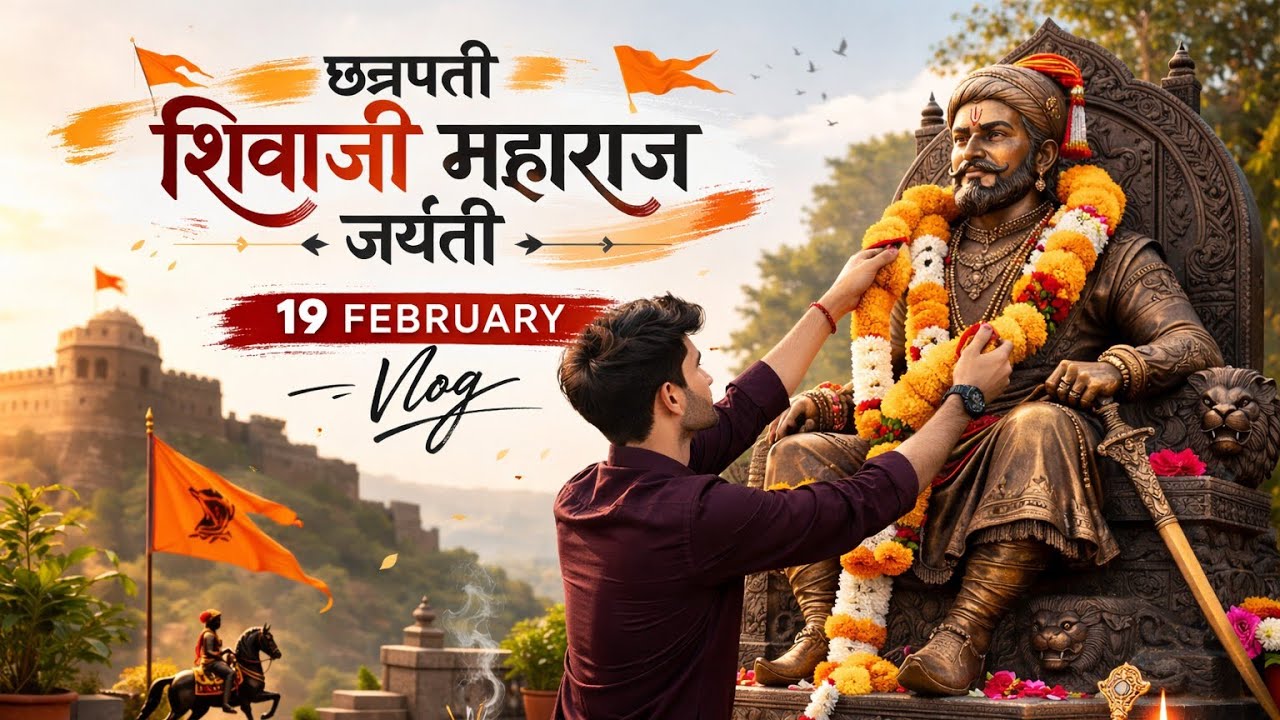 Chhatrapati Shivaji Maharaj Jayanti ❤️🚩 @KaranMunjalVlogs 