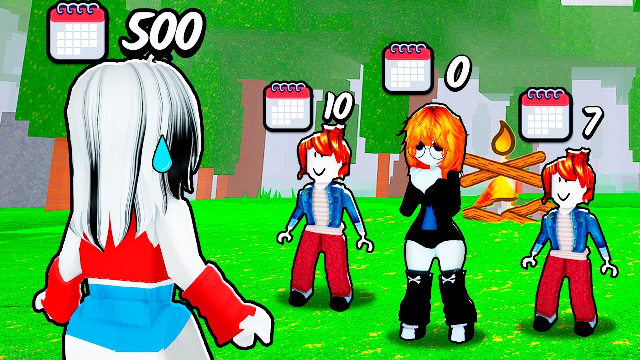 Ayudé a CHICAS NOOBS a llegar a 500 NOCHES en 99 NOCHES en el BOSQUE ROBLOX