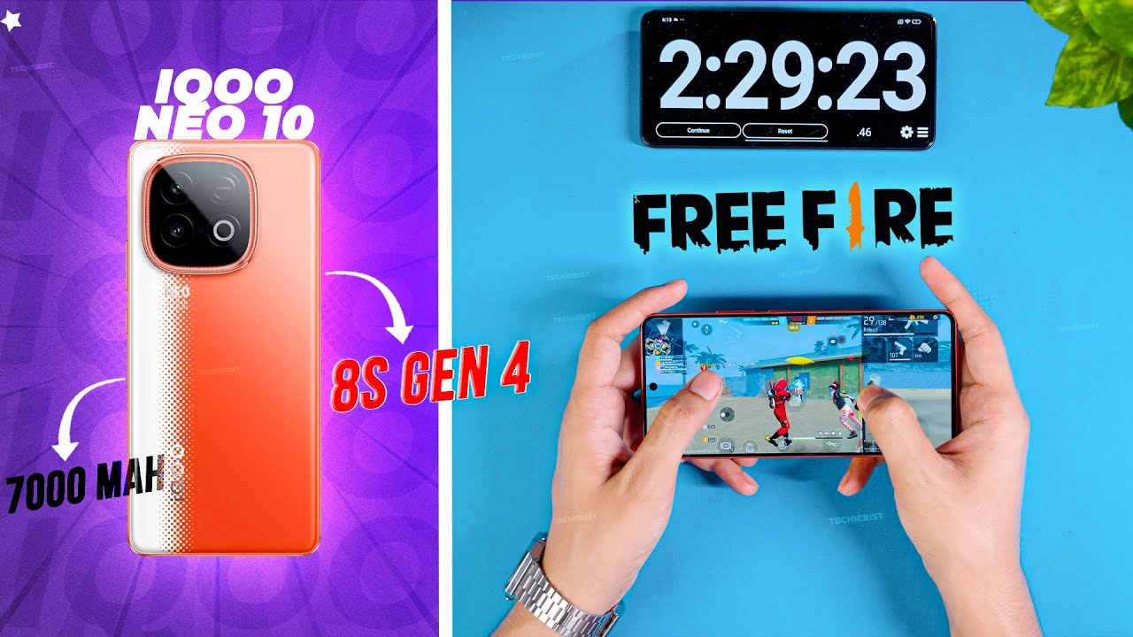 iQOO Neo 10 Free Fire Test – No Lag, No Heating? Full Review! 🎮