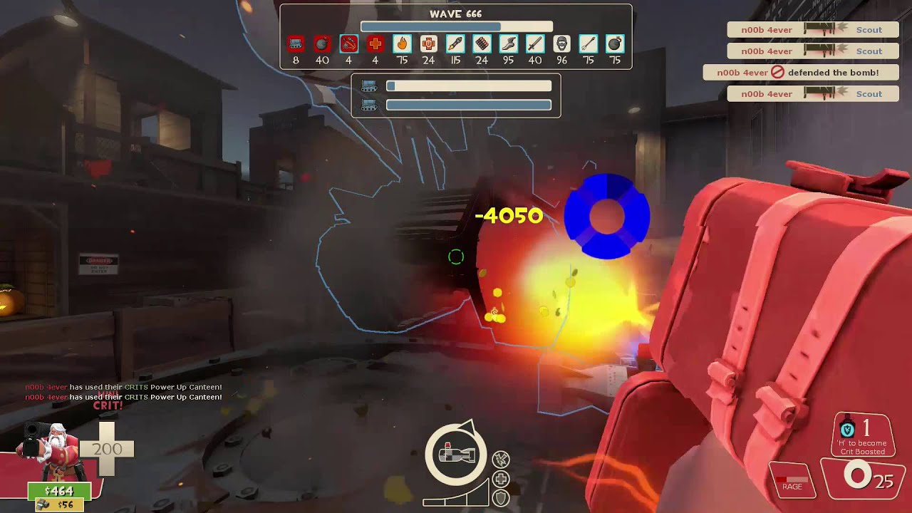 TF2: Wave 666 SOLO with double upgrades