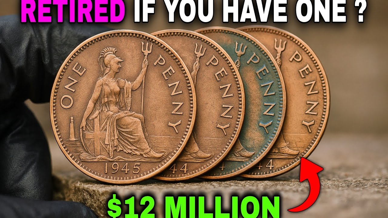 Top 4 Most Valuable and Rare UK One Penny Coins Worth Big Money in Dollars, UK Old Coins to look for