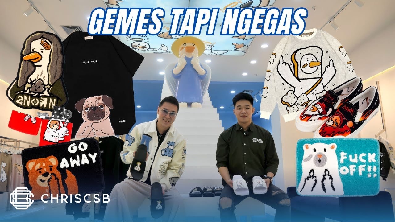 Gemes Tapi Ngegas Anown Creation Heaven! Ada Kaos Oversize, Sepatu, Zippo, Rug, Tas, DLL