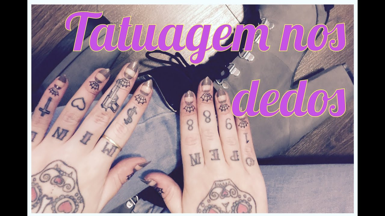 Tattoo no dedo -cicatrização,falhas, retoque...