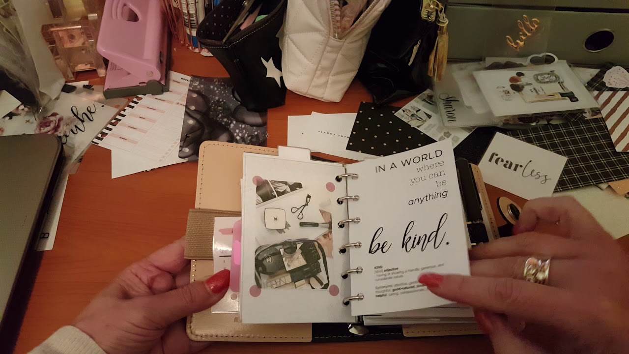 |* FILOFAX ORIGINAL POCKET RINGS SETUP - MARCH 2020 *|