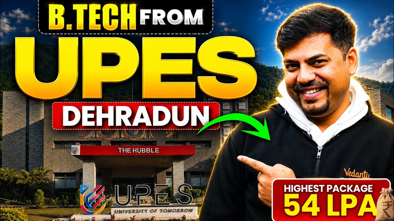 Btech From UPES Dehradun | Fees, Placements, Honest Review | College Review | Harsh sir