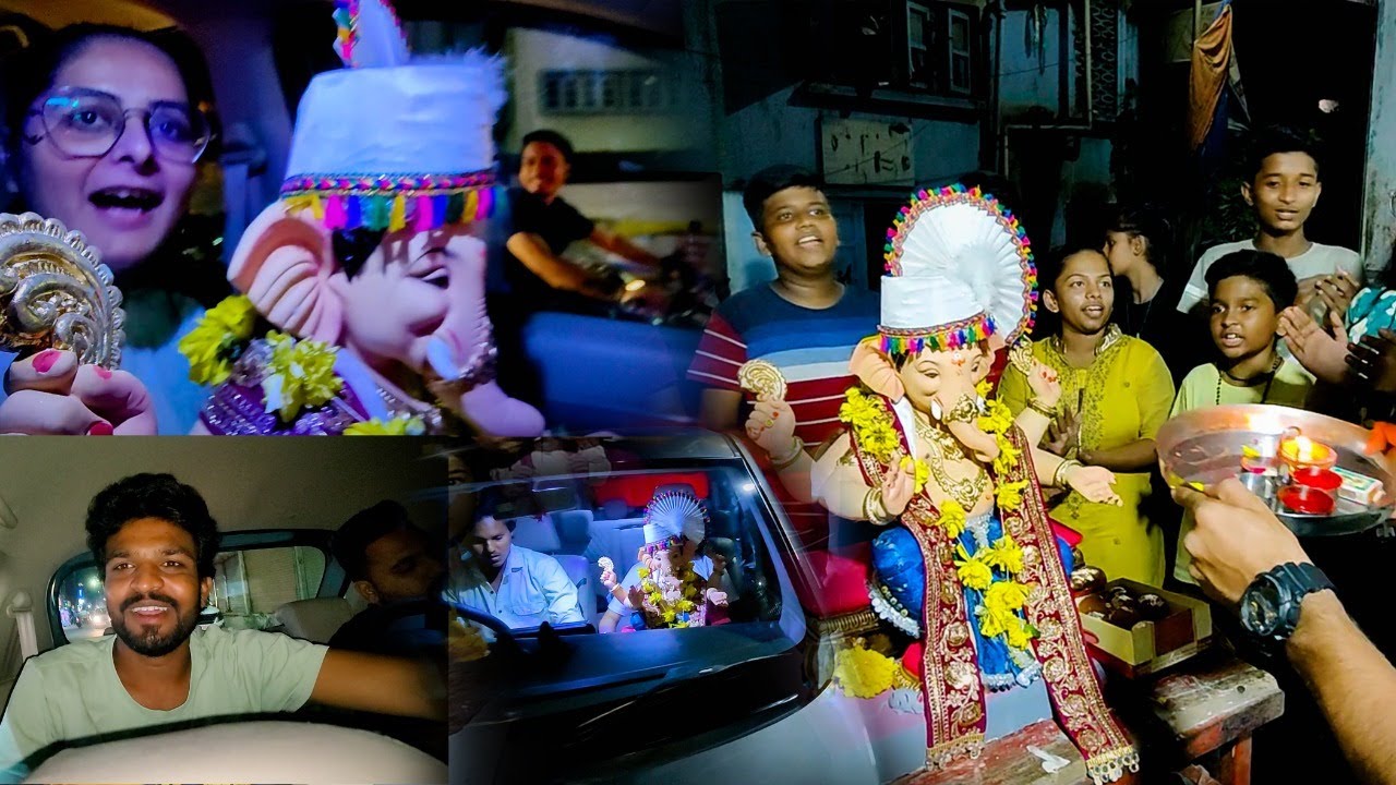 Ganesh Aagman At Home