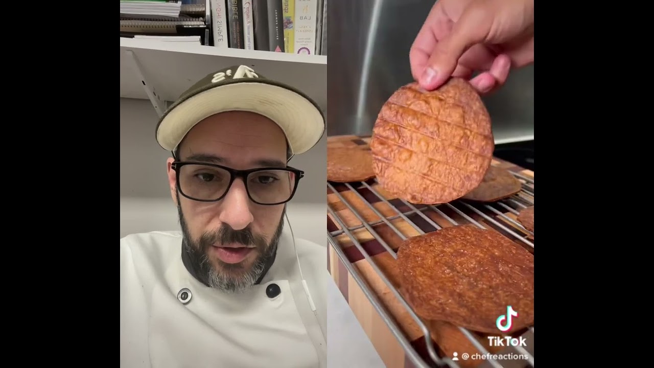 Реакция шеф-повара на хрустящие лепёшки из вагю &mdash; @chefreactions @notorious_foodie