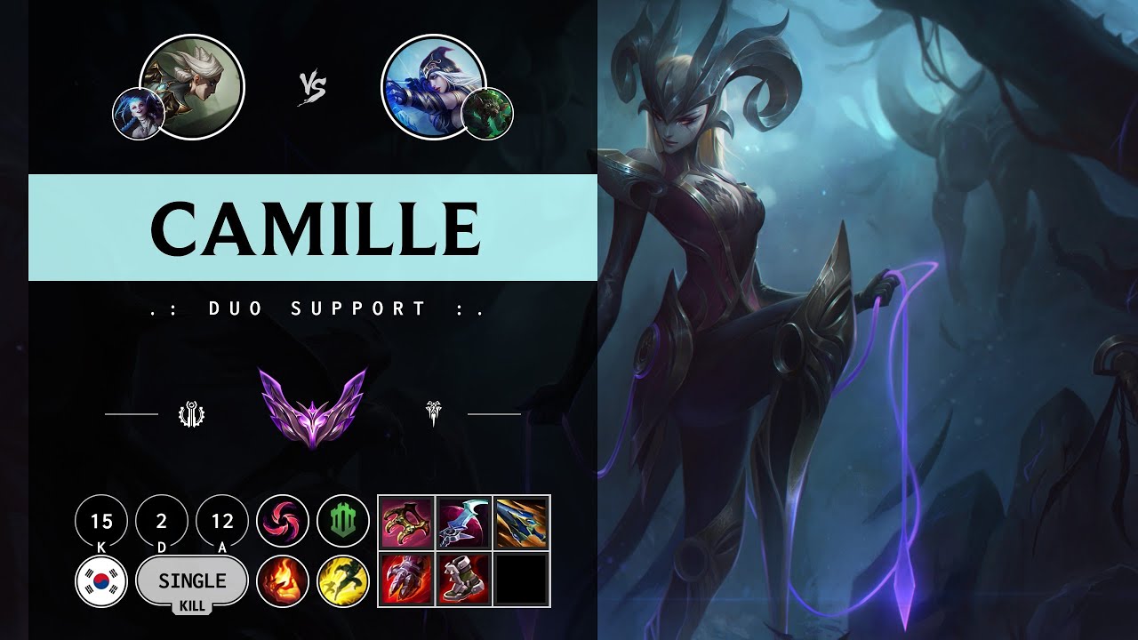 Camille Support vs Ashe - KR Master Patch 14.9