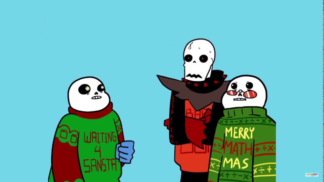 Frisk Reacts: Undertale Christmas AU Party Pt.1
