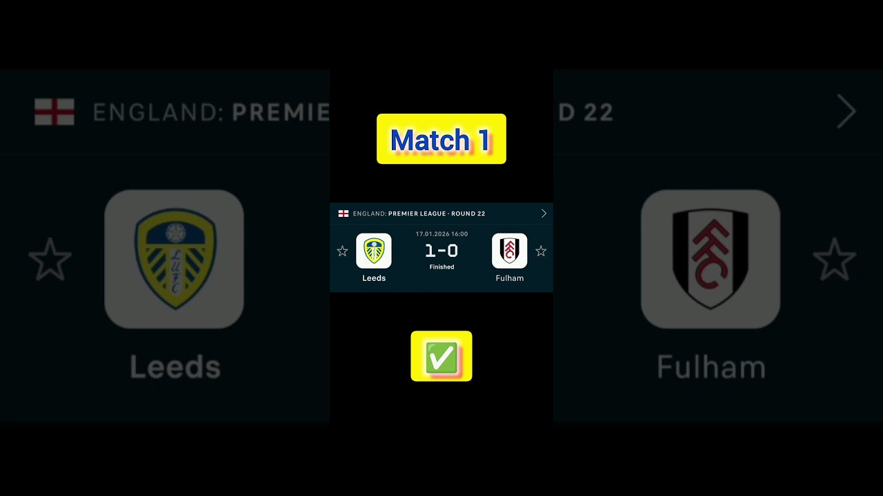 Premier League Round 22 | 2nd Half Goal Statistical Review📊