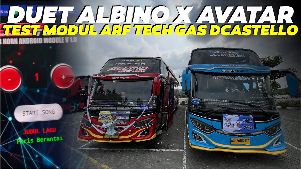 SERU BANGET🥳DUET SANJAYA TRANS AVATAR & ALBINO KONVOI SAMBIL MAIN BASURI ARF TECH🤩TRIP MANIA CILEDUG