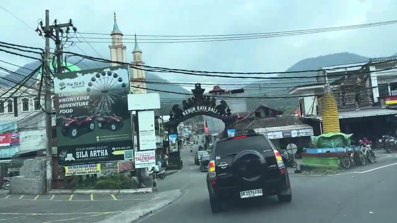 Relaxing Car Ride in Bali | Joger Luwuh to Bedugul