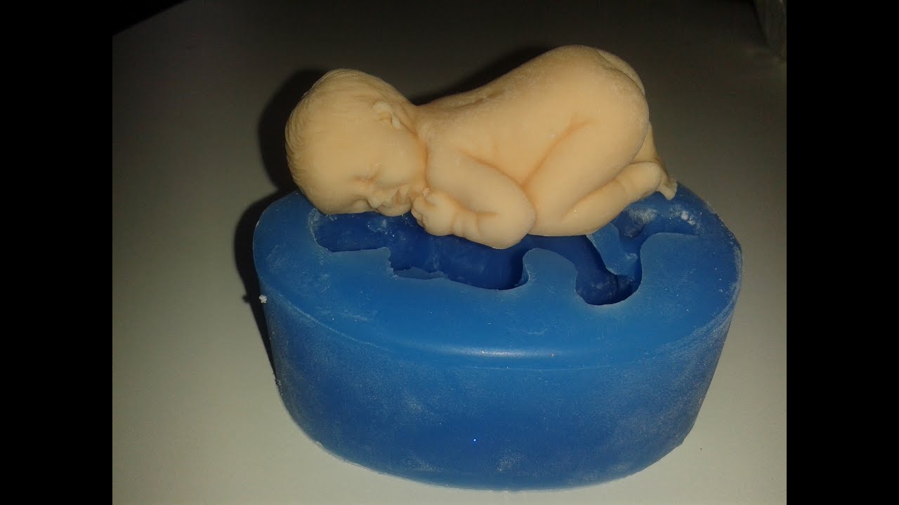 Molde silicone de bebé (Fondant Baby)