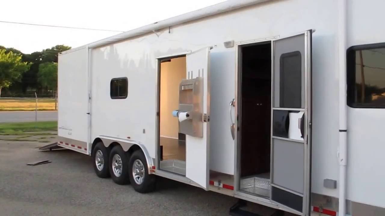2014 Vintage Intimidator, race car trailer with LQ, clean and lots of extras