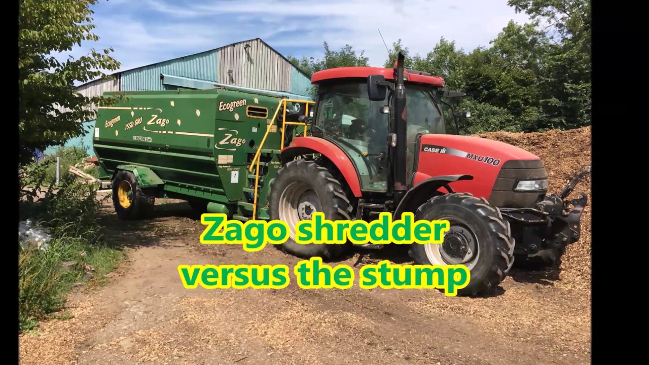 Zago shredder versus the stump