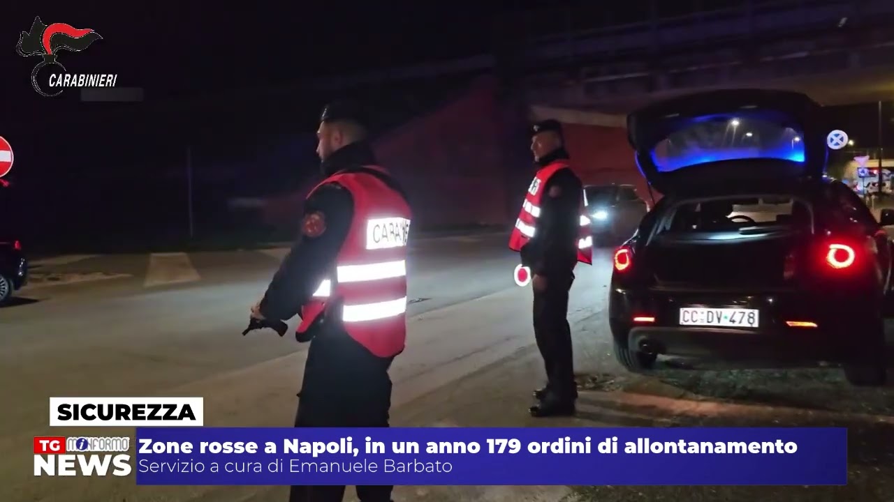 Zone rosse a Napoli, in un anno 179 ordini di allontanamento