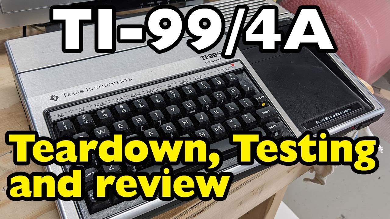 Внутри домашнего компьютера Texas Instruments TI 99