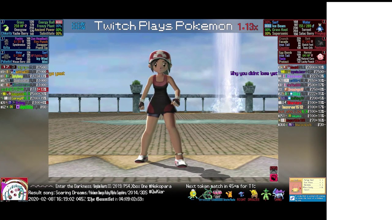 Twitch Plays Pokémon Battle Revolution - Matches #145249 and #145250