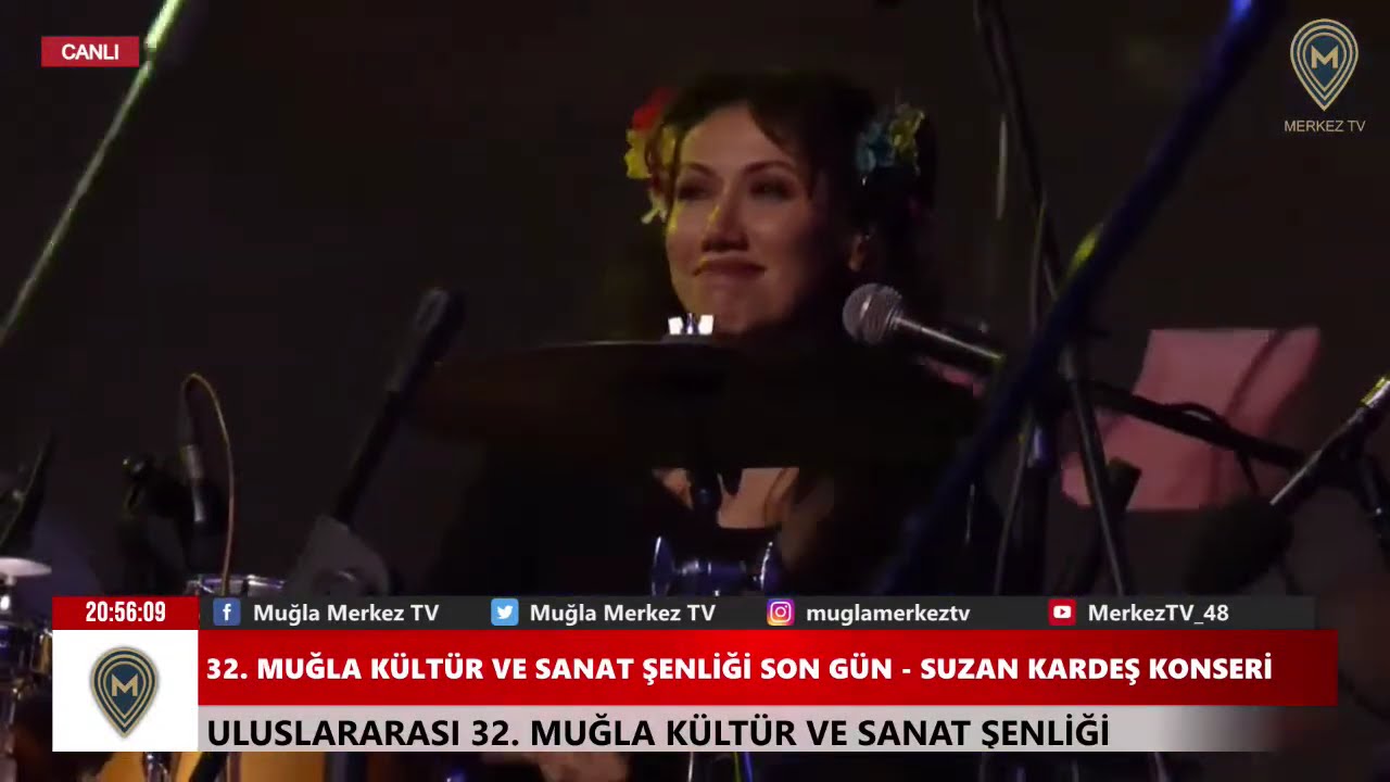 32. MUĞLA KÜLTÜR VE SANAT ŞENLİĞİ SON GÜN - SUZAN KARDEŞ KONSERİ  | CANLI