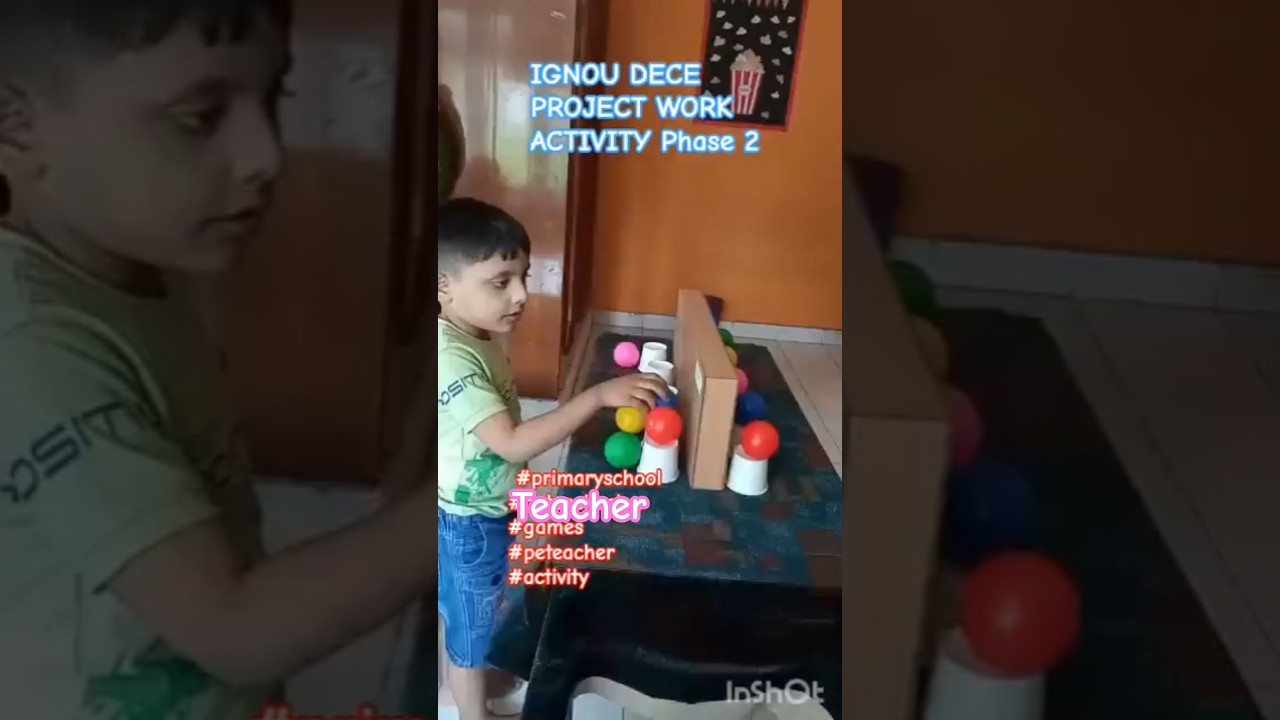 IGNOU DECE PROJECT work Activity phase 2 colour& memory game