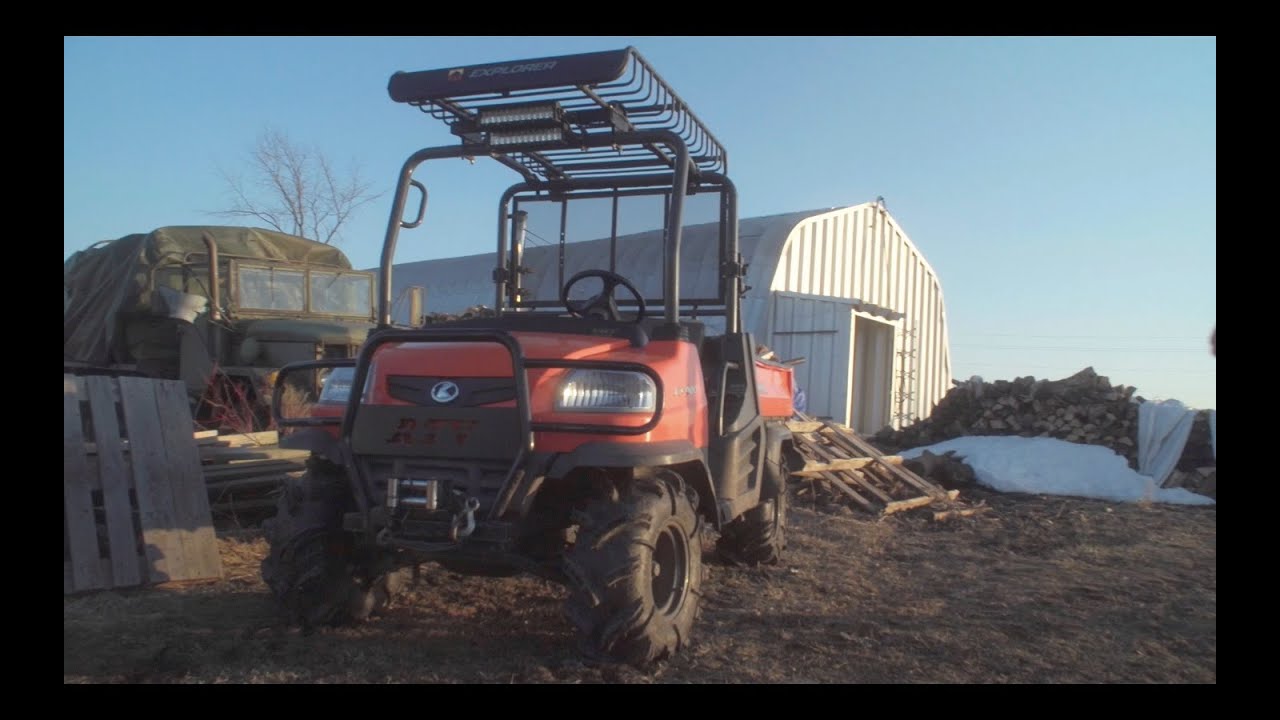 KUBOTA RTV 900 EXTREME OFF ROADING & EXPLOSIVE TREE STUMP REMOVAL