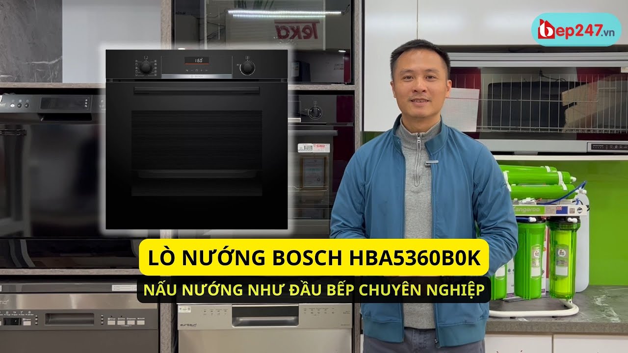 Lò Nướng Bosch HBA5360B0K | Sang Trọng, Hiện Đại | BEP247.vn
