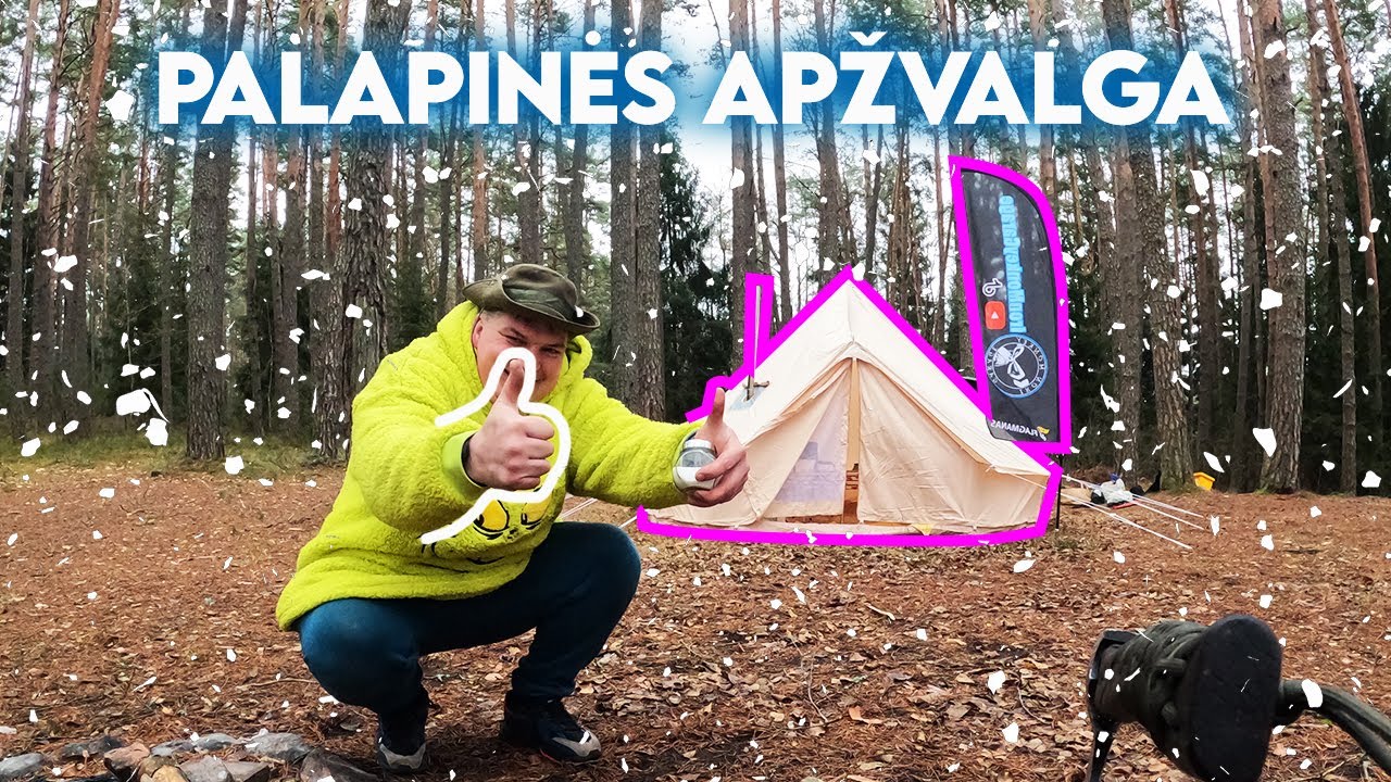 Žieminė palapinė Vevor &ndash; atsparumo &scaron;alčiui testas ir mano nuomonė!