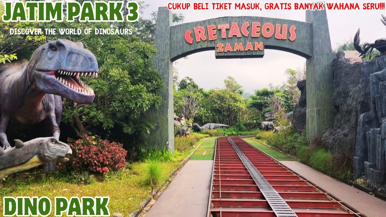EXPLORE JATIM PARK 3‼️ DINO PARK | WISATA BATU MALANG | REVIEW LENGKAP SEMUA WAHANA