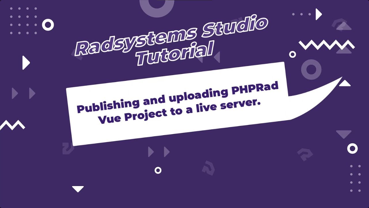 Учебное пособие по Radsystems-Публикация и загрузка вашего ...