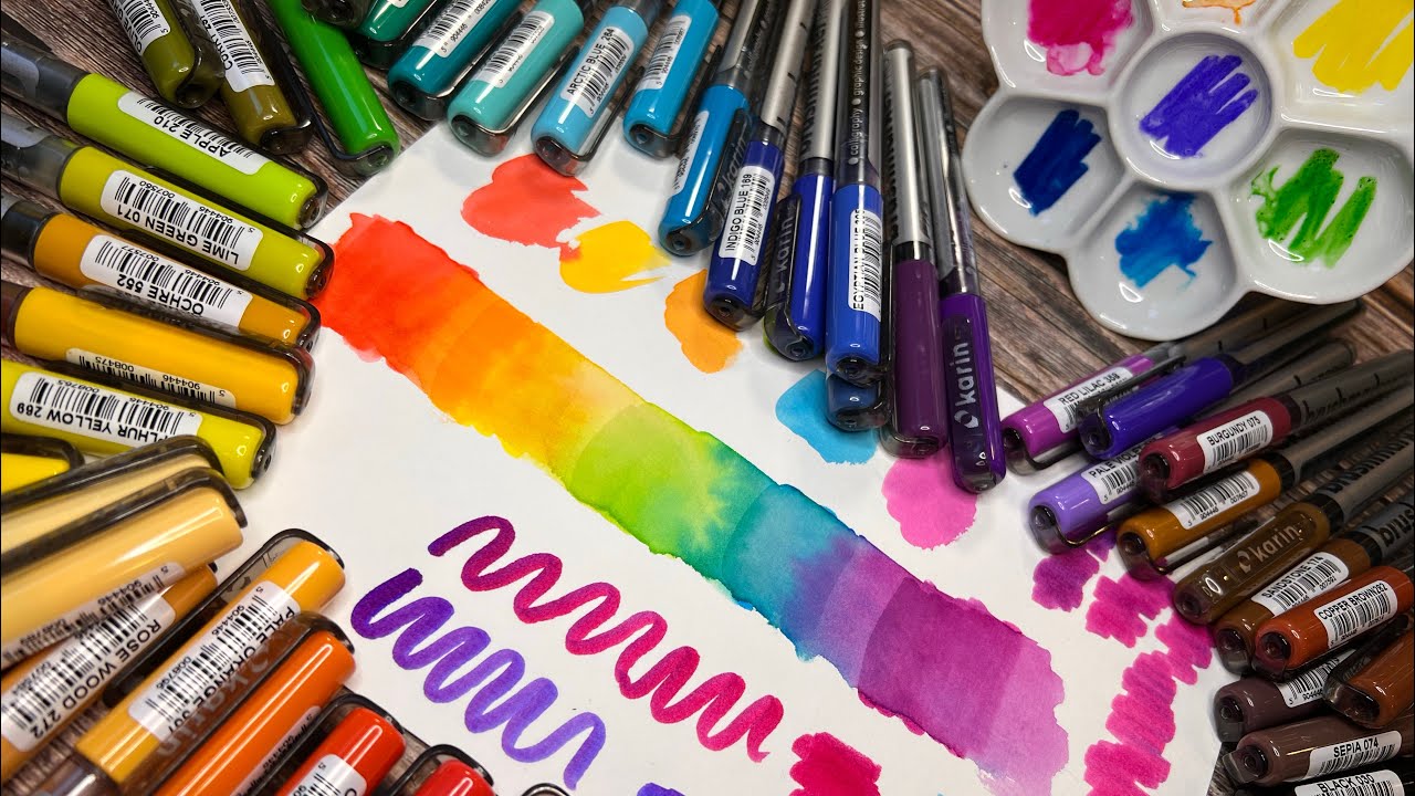 REVIEW: Karin BrushMarker Pro Watercolor Markers…Do You Need These?