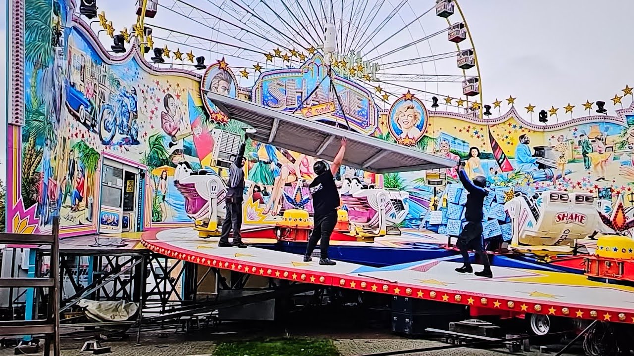XXL Mega Opbouw Kermis / XXL Aufbau Doku Bocholter Kirmes 2025