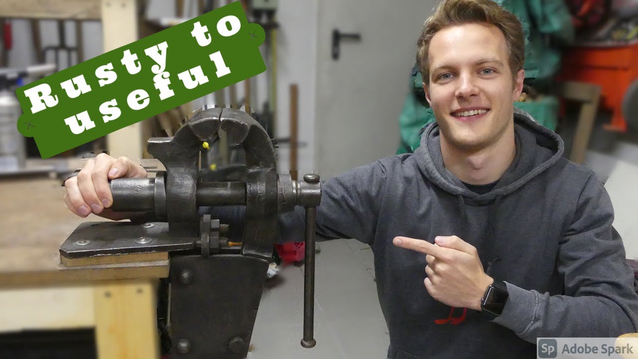 Restorating an Old Rusty Leg Vise!