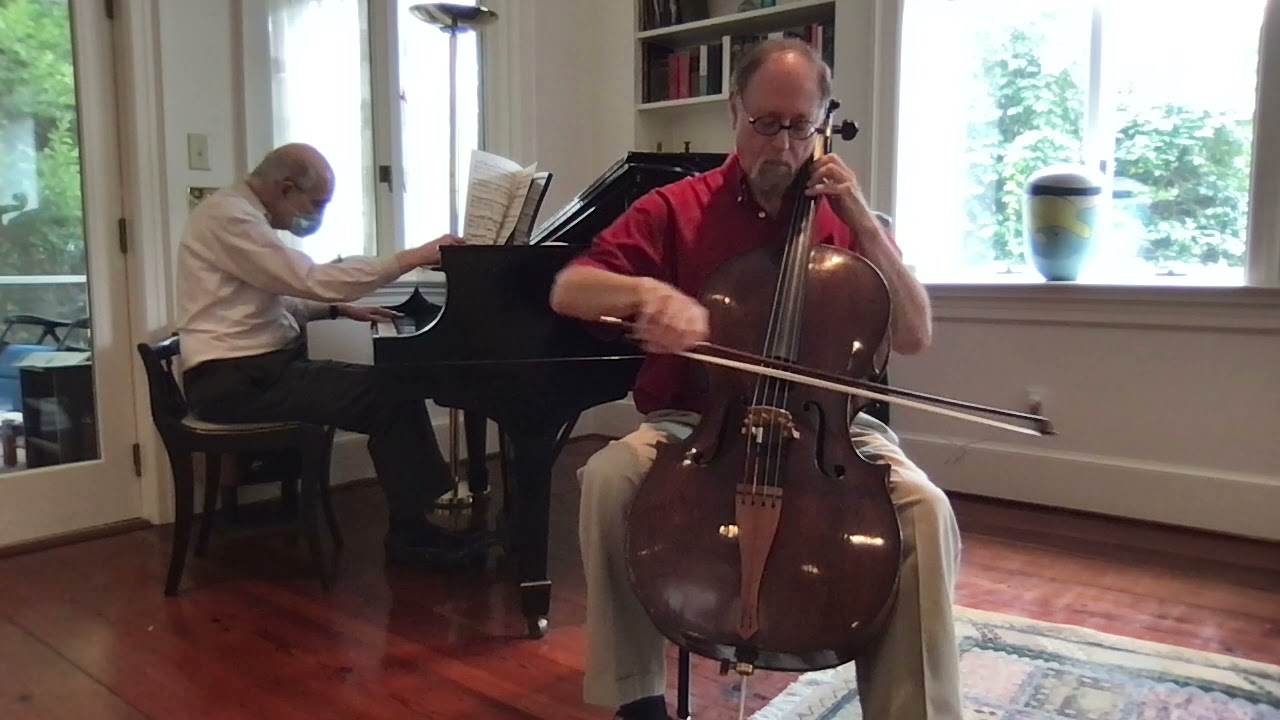 Frescobaldi (Cassadó) - Toccata performed by Robert Jesselson, cello and Charles Fugo, piano