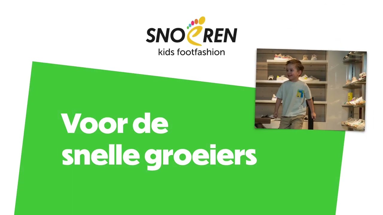 Snoeren Kids Footfashion - Short Kinderschoenen voor de snelle groeiers