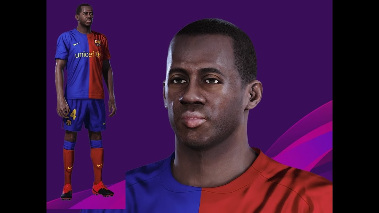 Yaya Touré PES 2021 and PES 2020 [PS4] Yaya Toure face