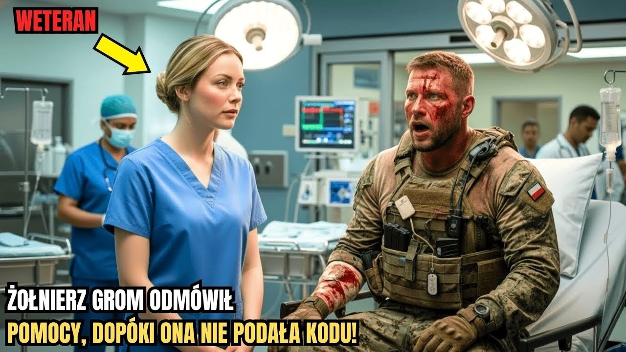 Ranny GROM odmówił leczenia — do czasu, gdy cicha pielęgniarka ujawniła sekretny kod oddziału