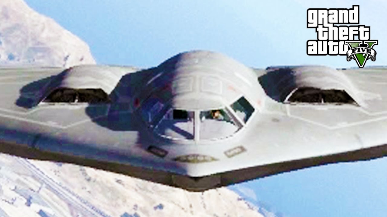 GTA 5 SP #57 - B-2A Spirit and Carpet Bomber Mod