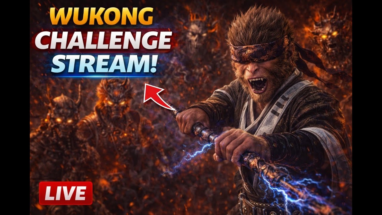 Challenge Me !!! Wukong NG+10–Can Pure Skill Beat ERLANG? | Black Myth: Wukong PS5 LIVE