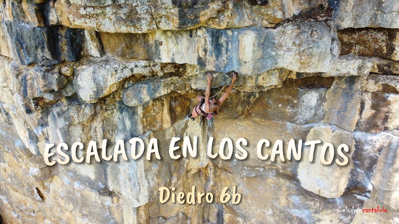 Escalada en Suances: Diedro 6b, Los Cantos