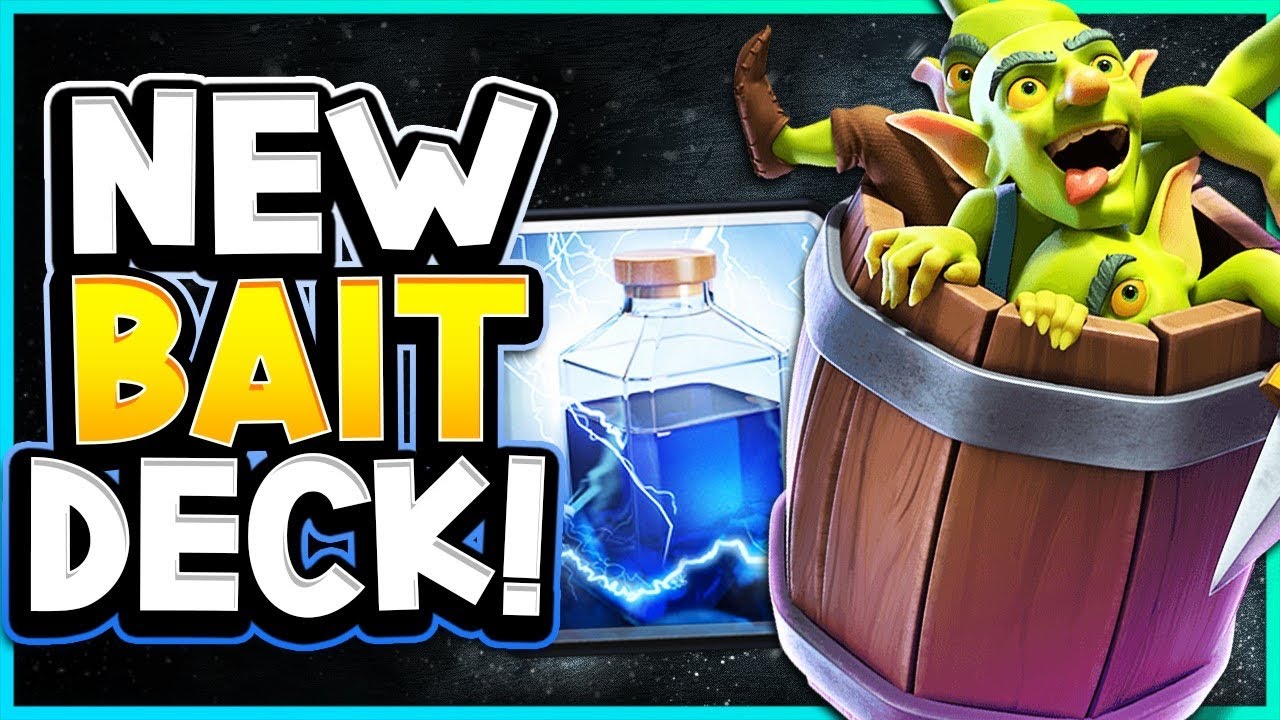 12 Win Grand Challenge with New Log Bait Lightning Deck - Clash Royale