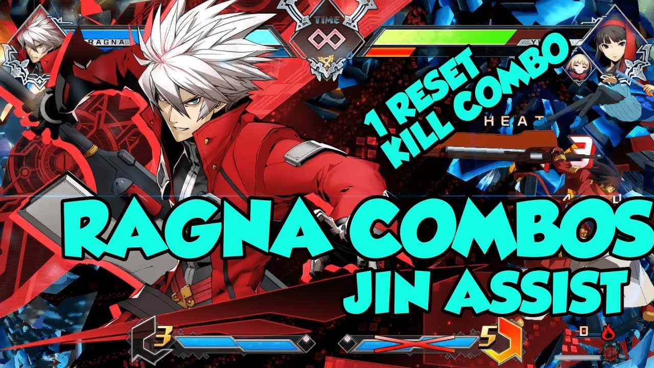 BBTAG - Ragna - Combos with inputs