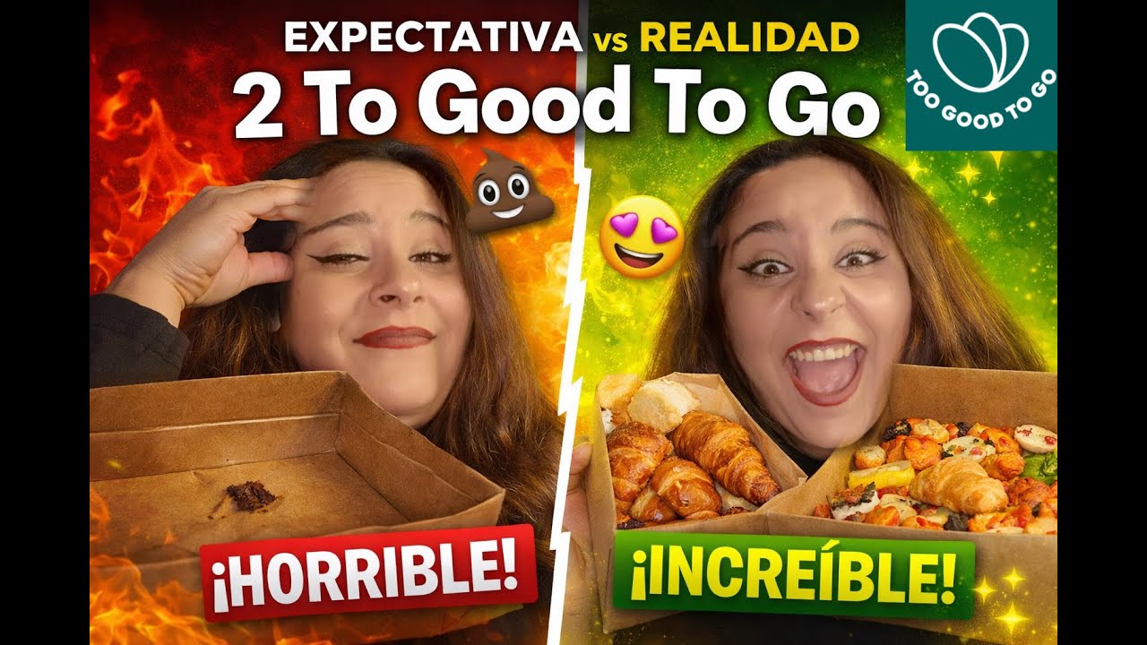 ¿ME ESTAFARON? ❌📦 Mi primer Too Good To Go salió MUY MAL (y el 2º... 🤯)