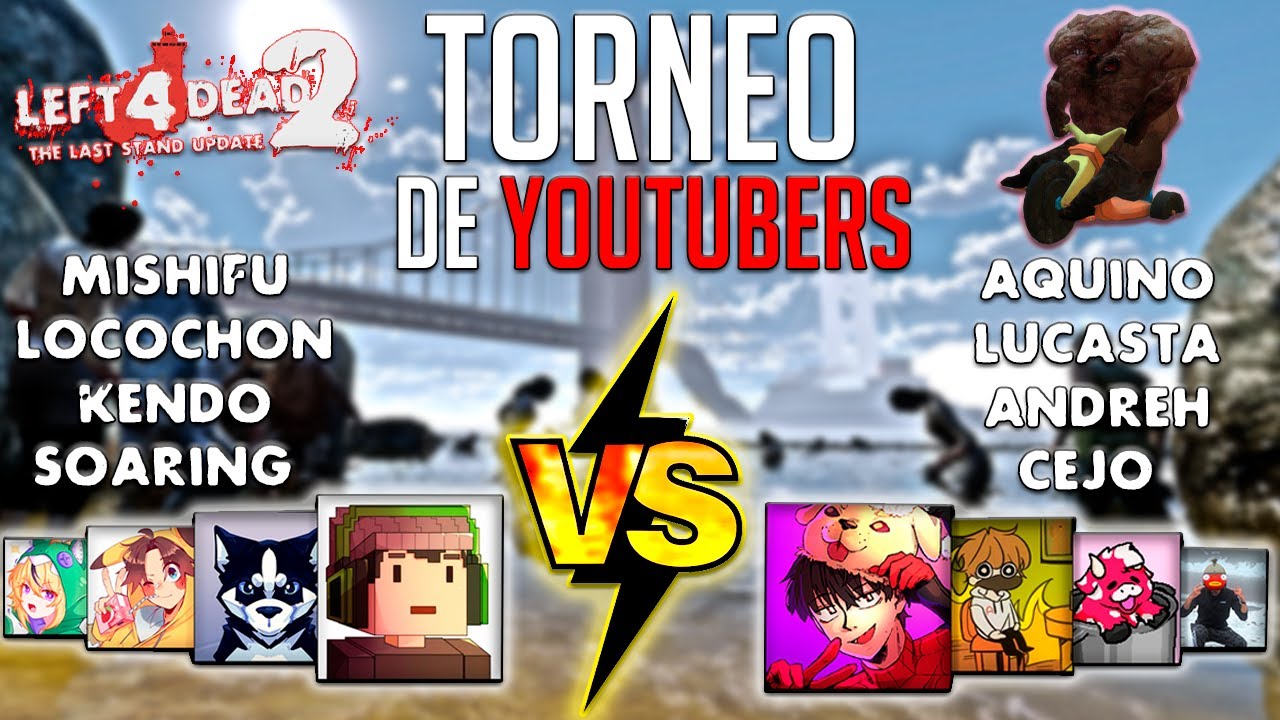 Torneo De YouTubers | WBMS VS PAPUS | Mishifu VS Aquino  | LEFT 4 DEAD 2 |