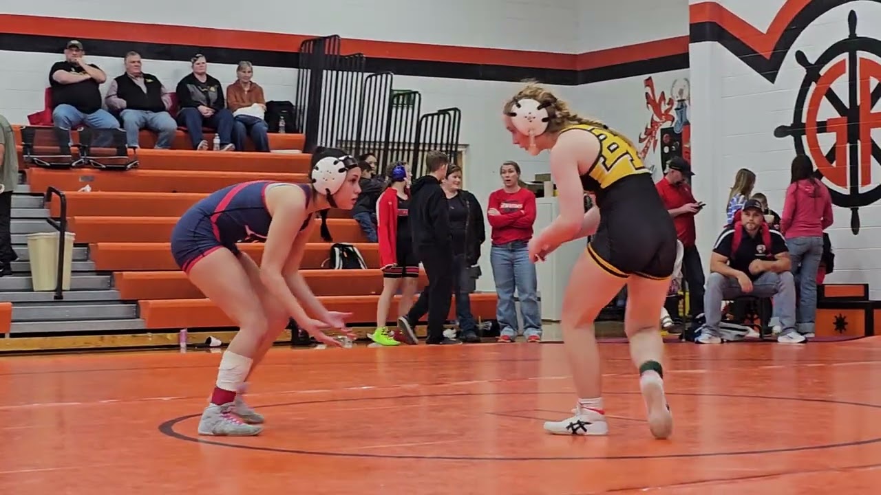 Ava Williams (W) vs M.Garcia - 125lbs Girls Wrestling - 3rd Place - 2025 Juston Wolfe Tournament